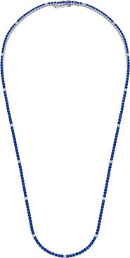 Crislu Cubic Zirconia Tennis Necklace