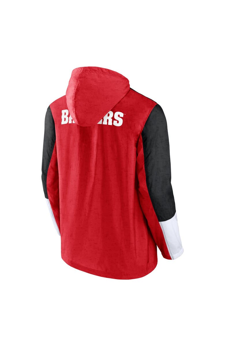 FANATICS Men's Fanatics Branded Red/Black Wisconsin Badgers Game Day Ready Full-Zip Jacket, Alternate, color, 