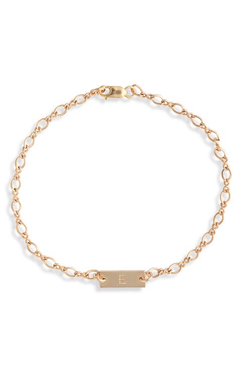 Hadley Initial Bar Bracelet