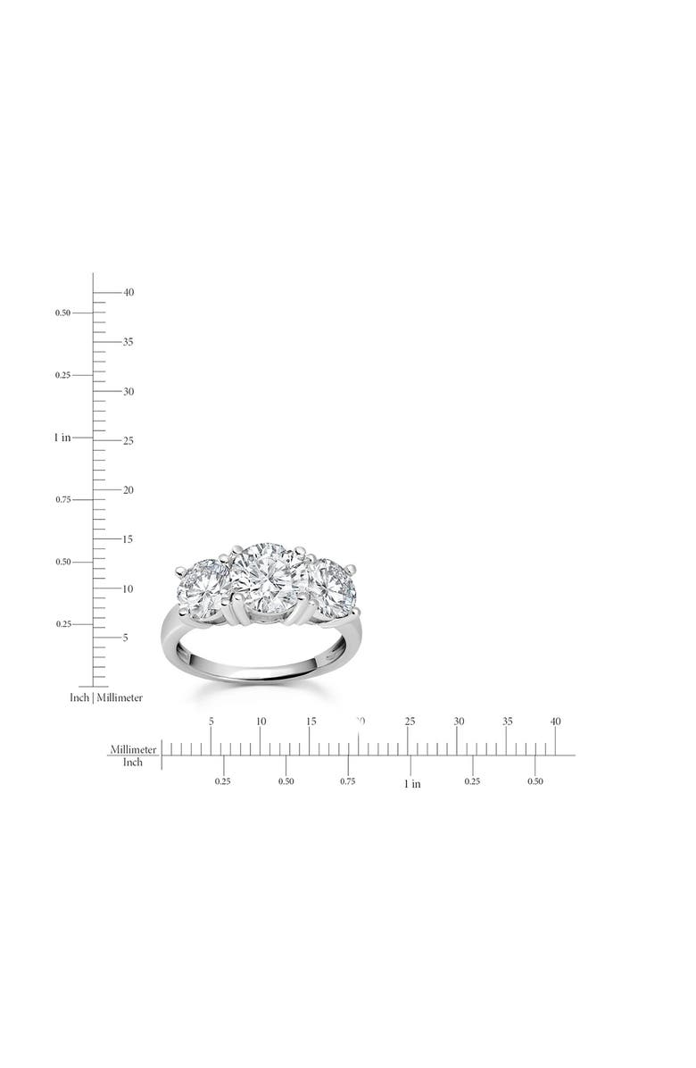 Crislu Classic Three Stone Cubic Zirconia Ring, Alternate, color,