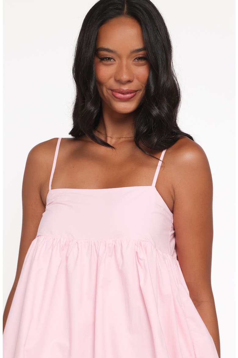 Miuccia Sleeveless Cotton Maxi Sundress, Alternate, color, PINK