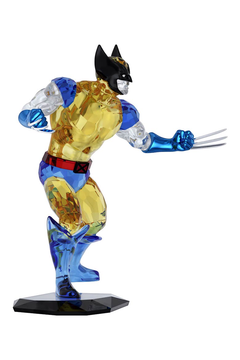X-Men Wolverine Crystal Figurine, Alternate, color, YELLOW