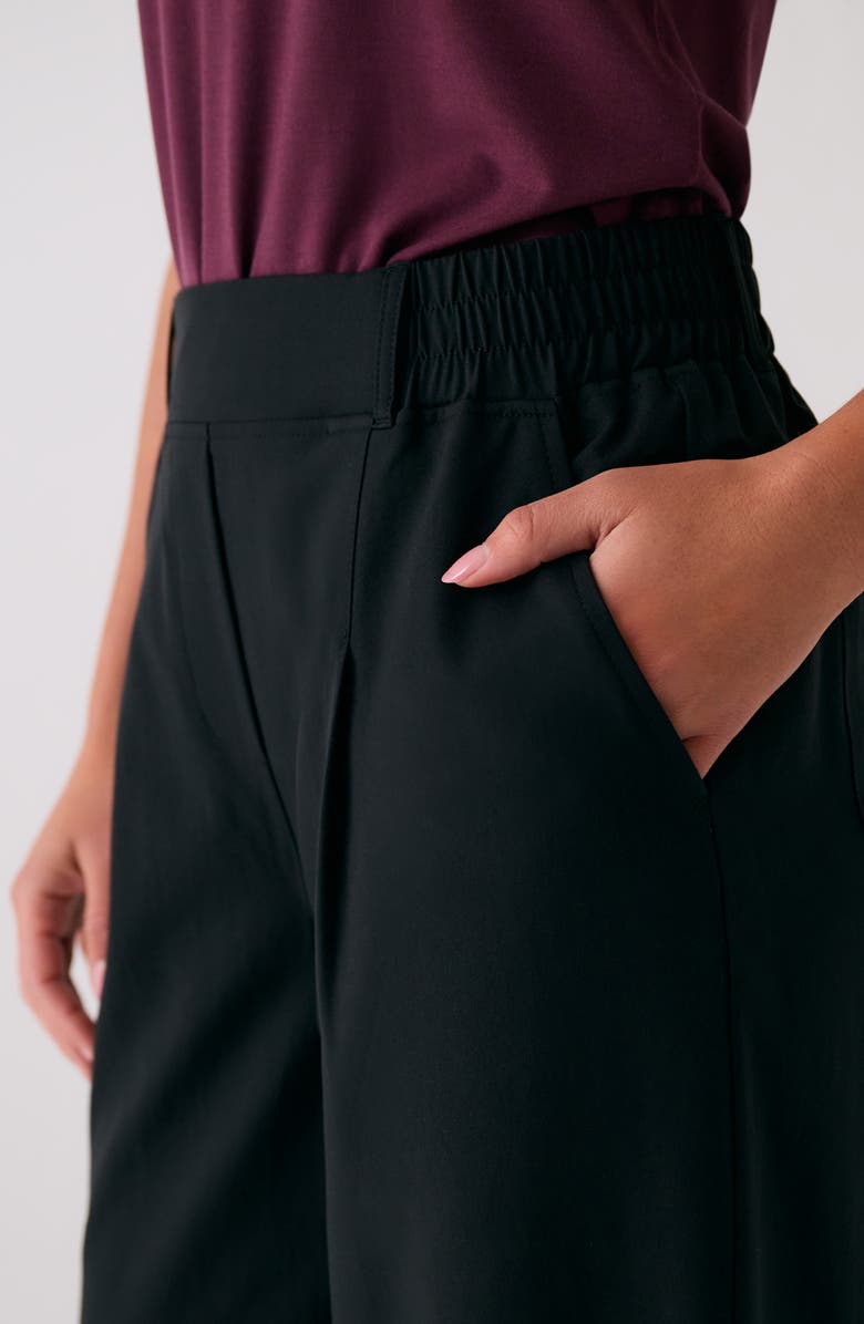 Lole Connect Wide Leg Pants, Alternate, color, Black