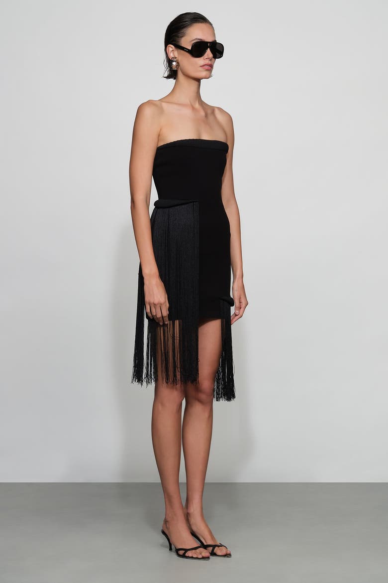 Suki Knit Mini Dress, Alternate, color, Black