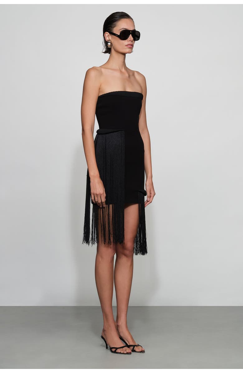 Et Ochs Suki Knit Mini Dress, Alternate, color, Black