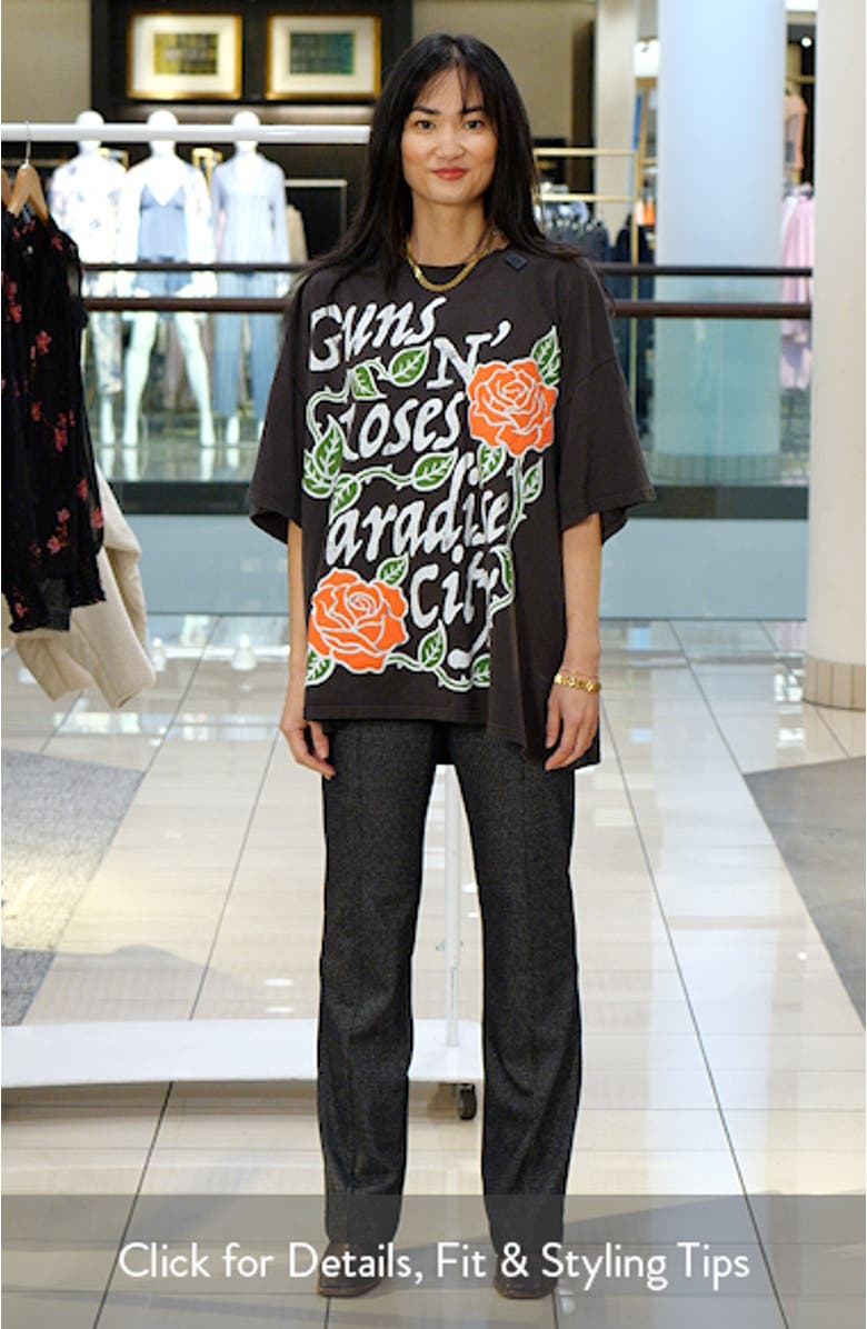 Guns N' Roses Paradise City Cotton Graphic T-Shirt, sales video thumbnail