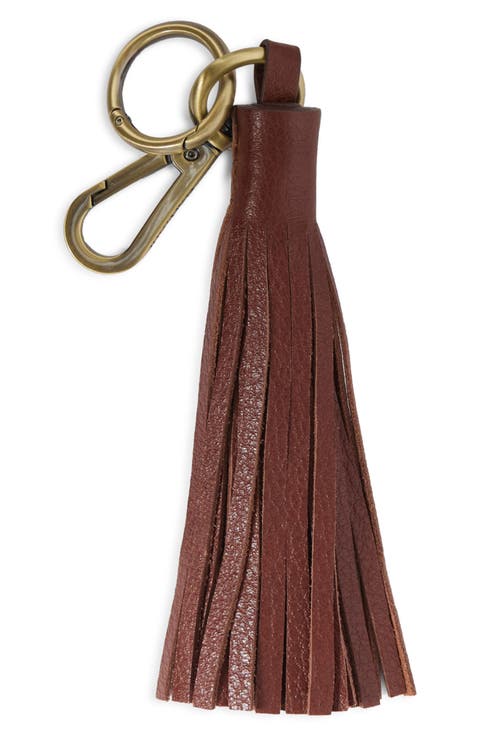 Tassel Leather Bag Charm