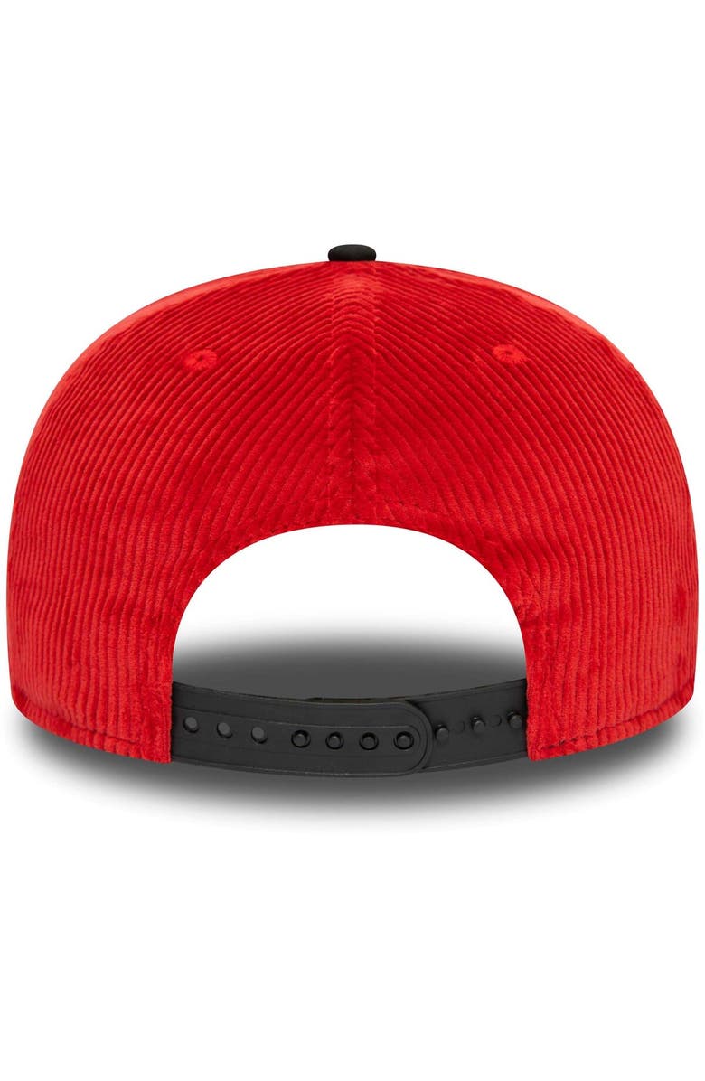 New Era Men's New Era Red Manchester United Corduroy 9FIFTY Snapback Hat, Alternate, color, Red
