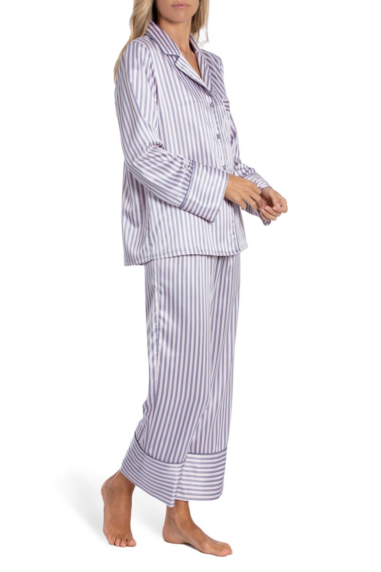 Zoey Satin Pajamas, Alternate, color, PINK