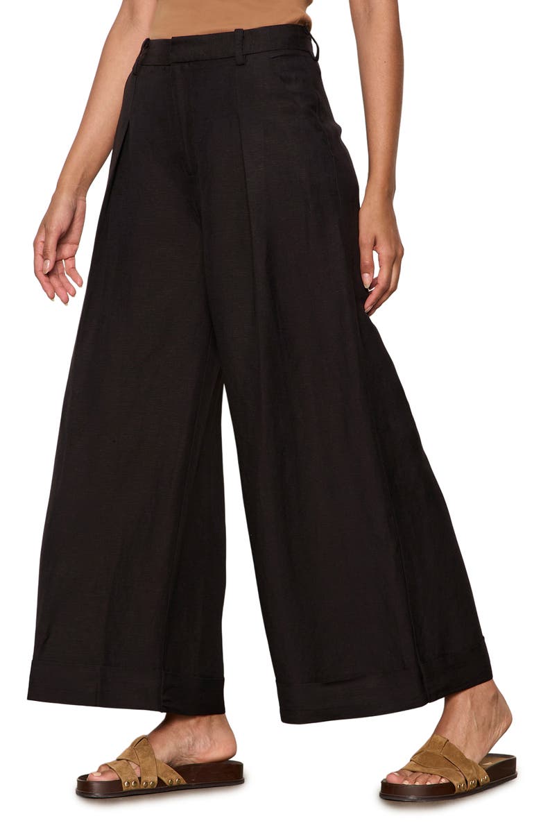 Sanctuary Terrace Linen Blend Wide Leg Pants, Alternate, color, 