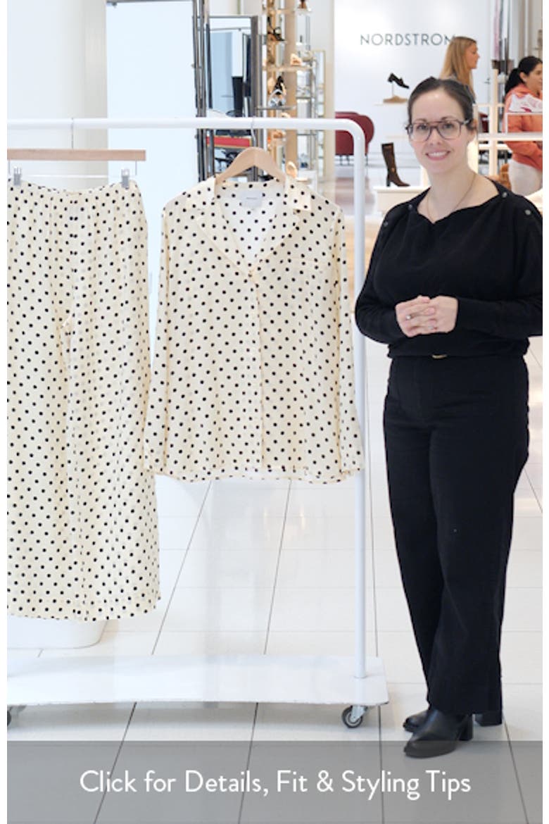 Ella Print Silk Pajamas video