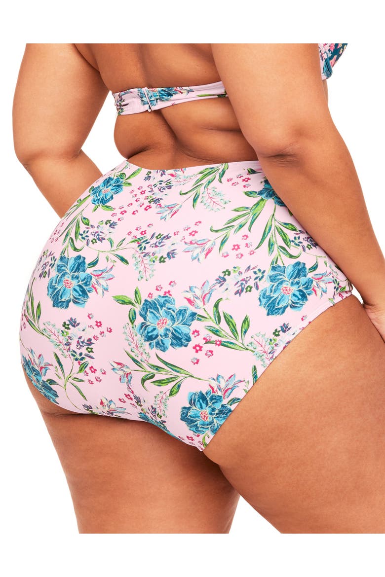 Shelby Swimwear High Waist Bikini Bottom, Alternate, color, Wellesley Floral