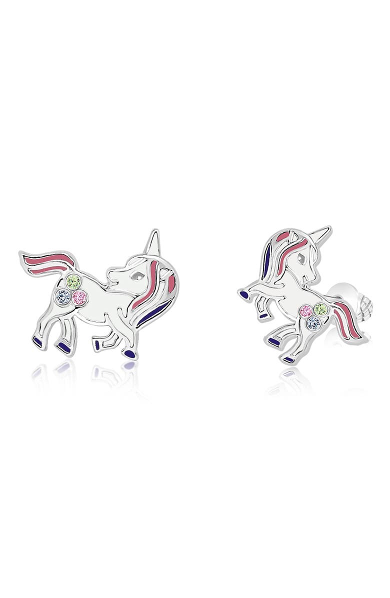 Chanteur Kids' Unicorn Stud Earrings, Main, color,