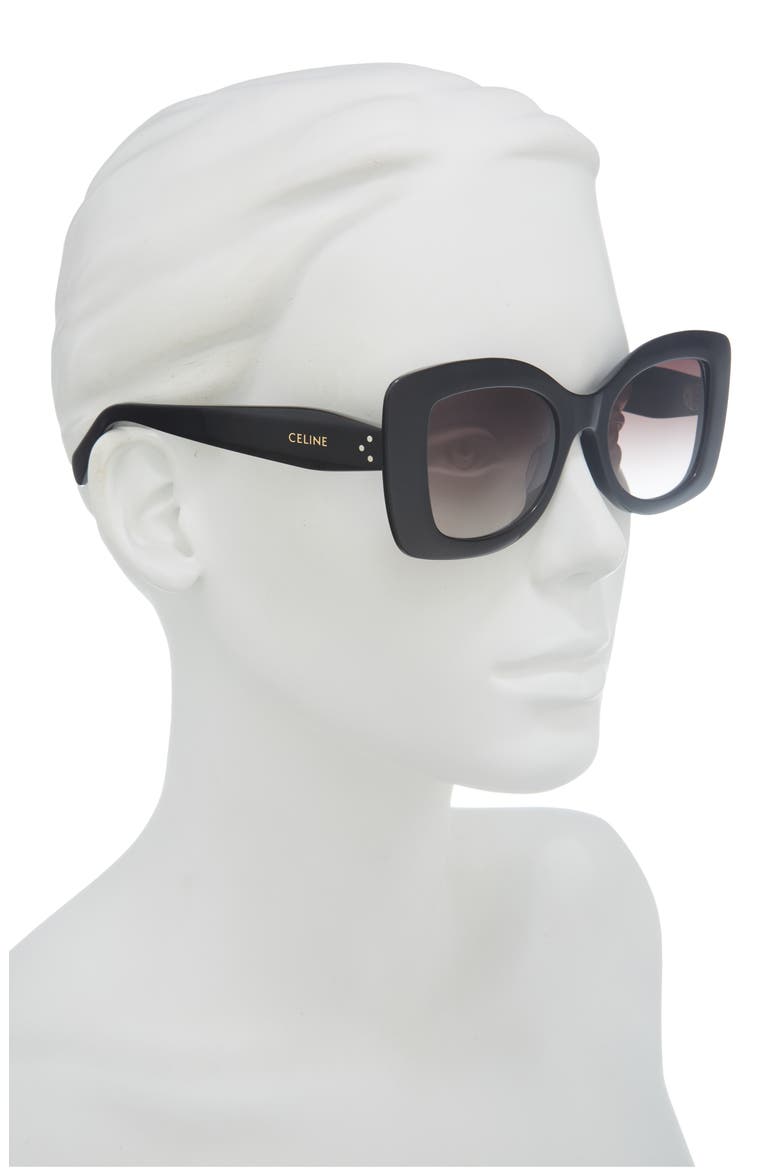 3 Dots Butterfly Sunglasses, Alternate, color, SHINY BLACK / GRADIENT ROVIEX