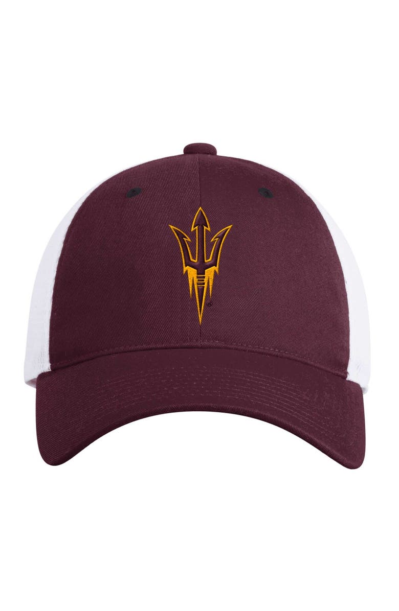 adidas Men's adidas Maroon Arizona State Sun Devils Mascot Slouch Trucker Adjustable Hat, Main, color, Maroon