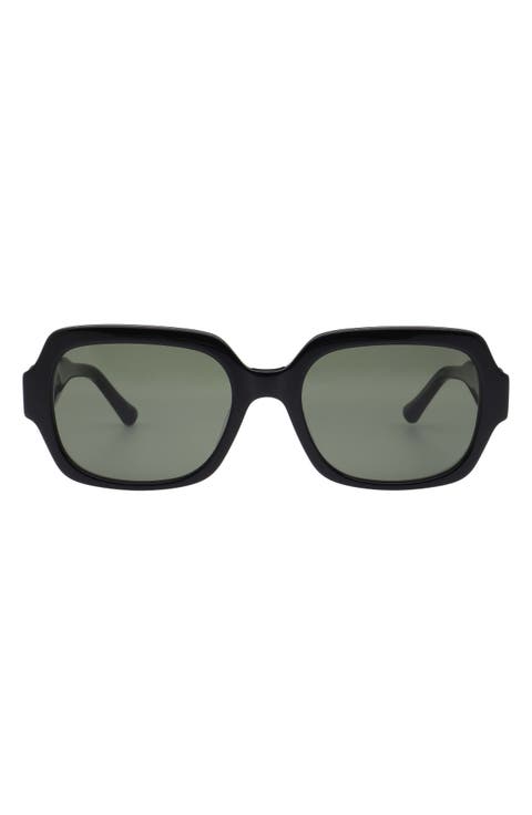 55mm Rectangular Sunglasses