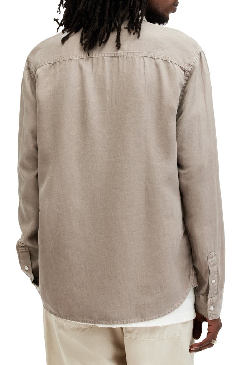 Laguna Relaxed Fit Long Sleeve Button-Up Shirt, Alternate, color, TRUFFLE BROWN