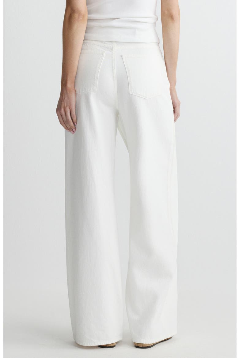 Zoie Wide Leg Wrap Jeans, Alternate, color, WHITE AURA