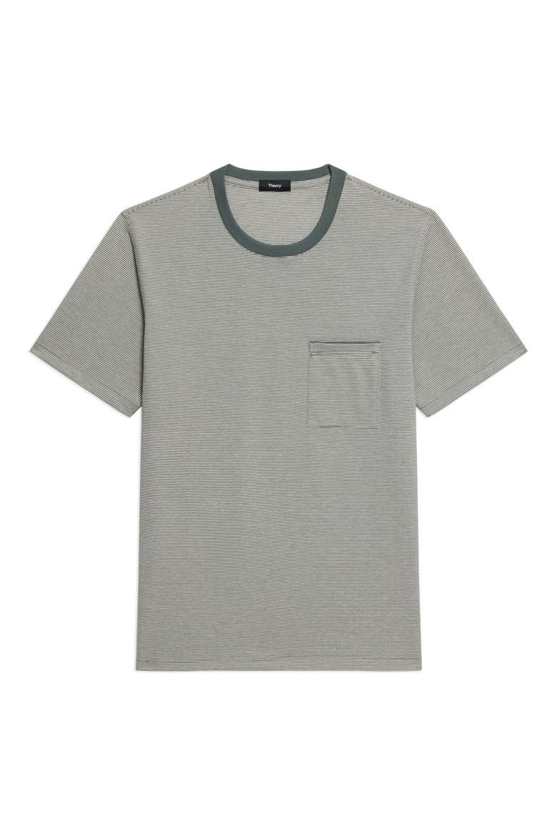 Bird's Eye Ringer T-Shirt, Alternate, color, PINE GROVE MULTI