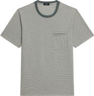 Theory Bird's Eye Ringer T-Shirt
