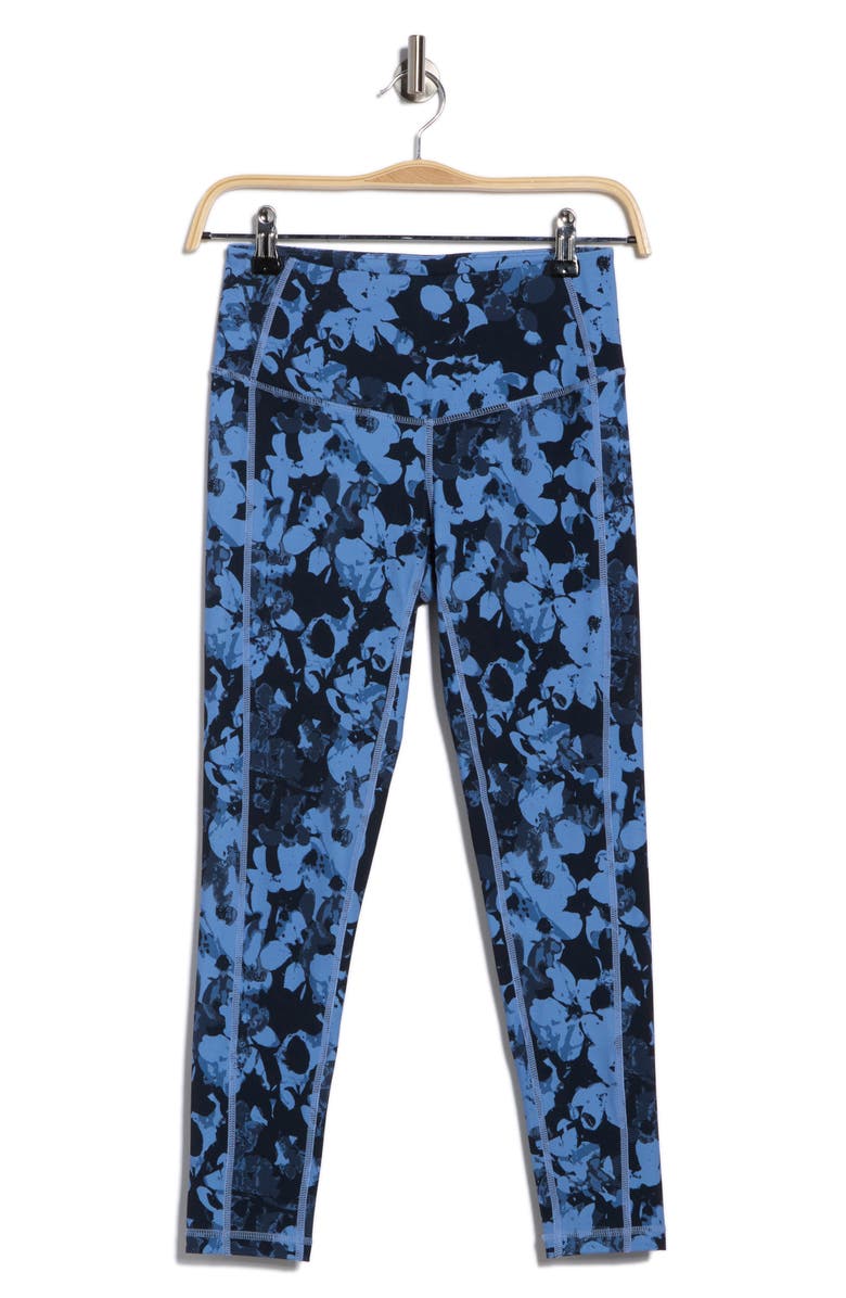 Z by Zella Perform Printed 7/8 Leggings, Alternate, color, Navy Shadow Floral