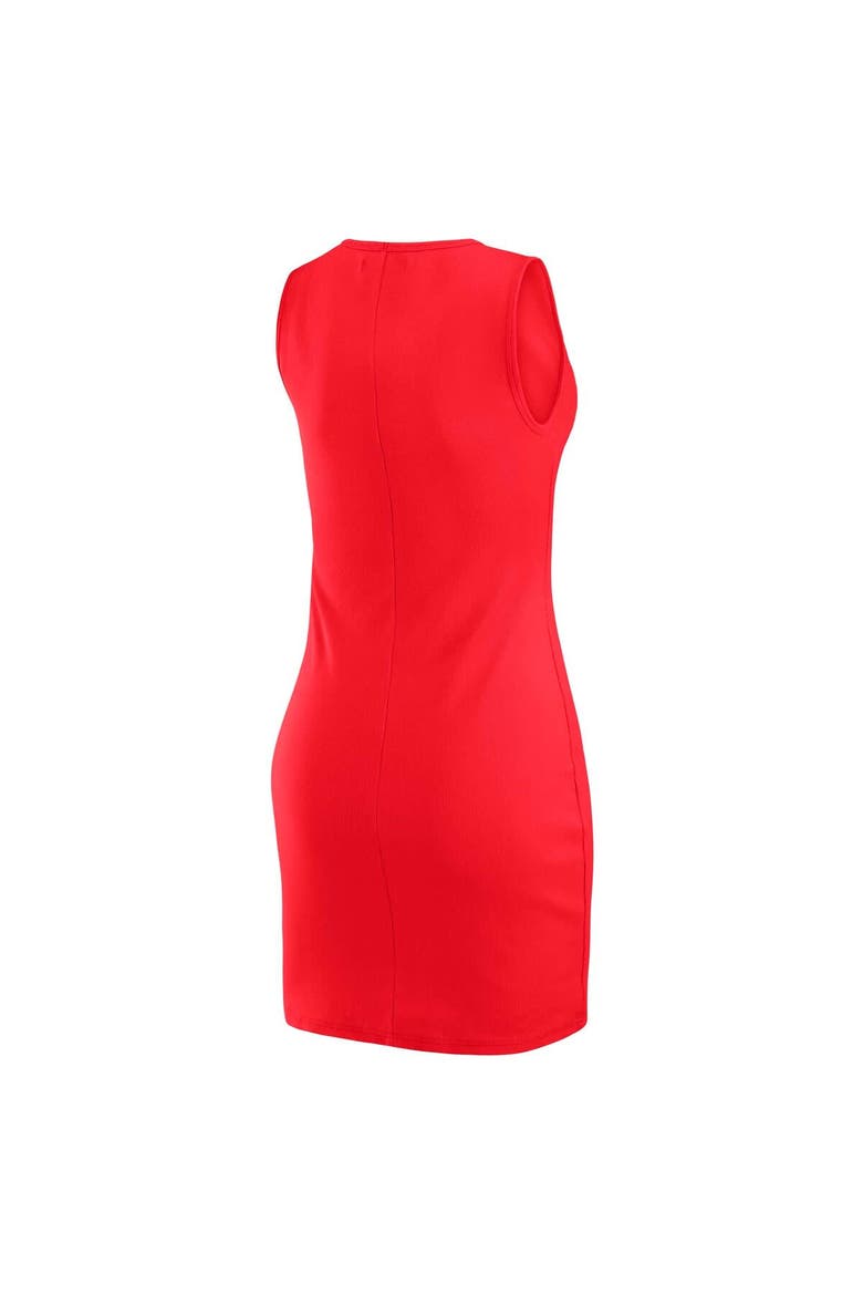 Women's WEAR by Erin Andrews x Gracie Hunt Red Kansas City Chiefs Ribbed Tank Dress, Alternate, color, Red