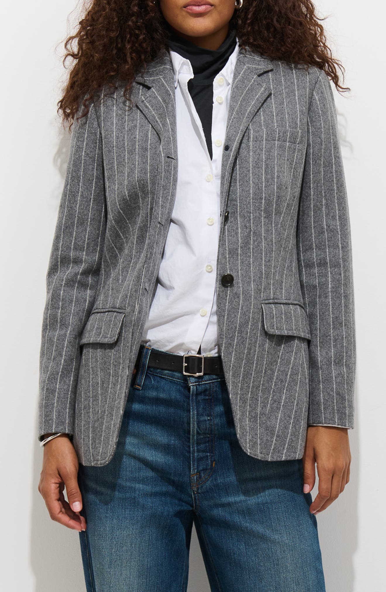 Chalkstripe Wool Blazer