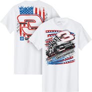 NASCAR Men's Richard Childress Racing Team Collection White #3 GM Goodwrench Patriotic Car Throwback T-Shirt