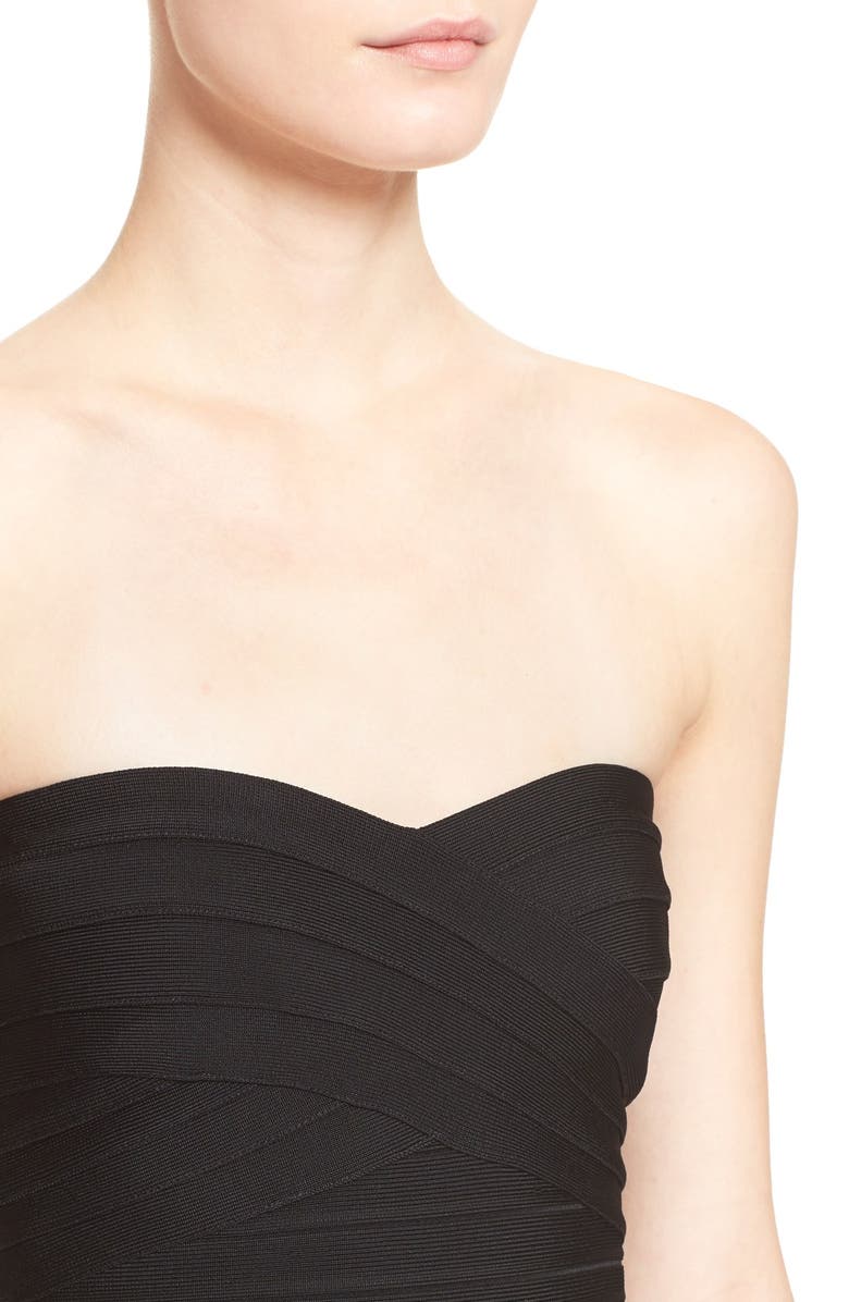 Herve Leger Bandage Mermaid Gown, Alternate, color, 