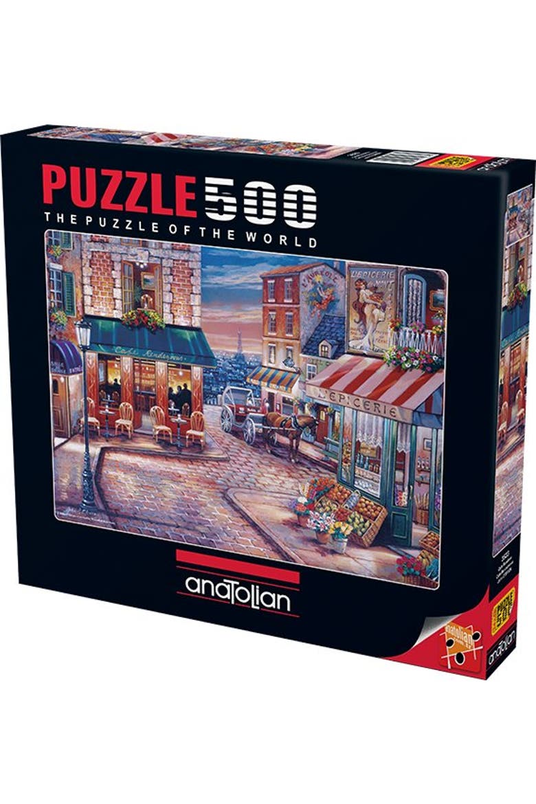 Cafe Rendezvous 500 piece Jigsaw Puzzle for Adults, Alternate, color, Multicolor