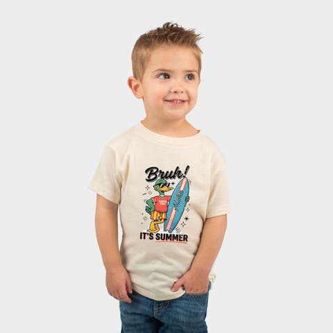 Bruh! It's Summer Duck Short Sleeve T-Shirt (Toddler)