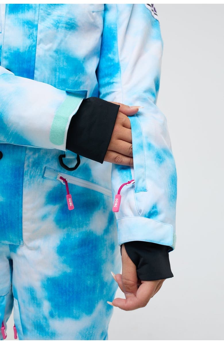 OOSC Blue Signature - Shaped Women's Ski Suit, Alternate, color, Blue & White