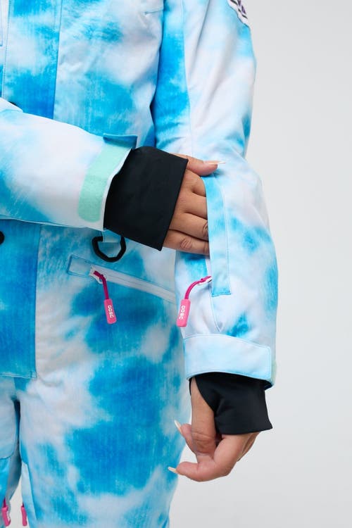 Oosc Blue Signature Ski Suit In Blue