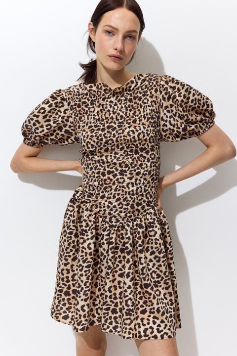 Smocked-bodice Dress