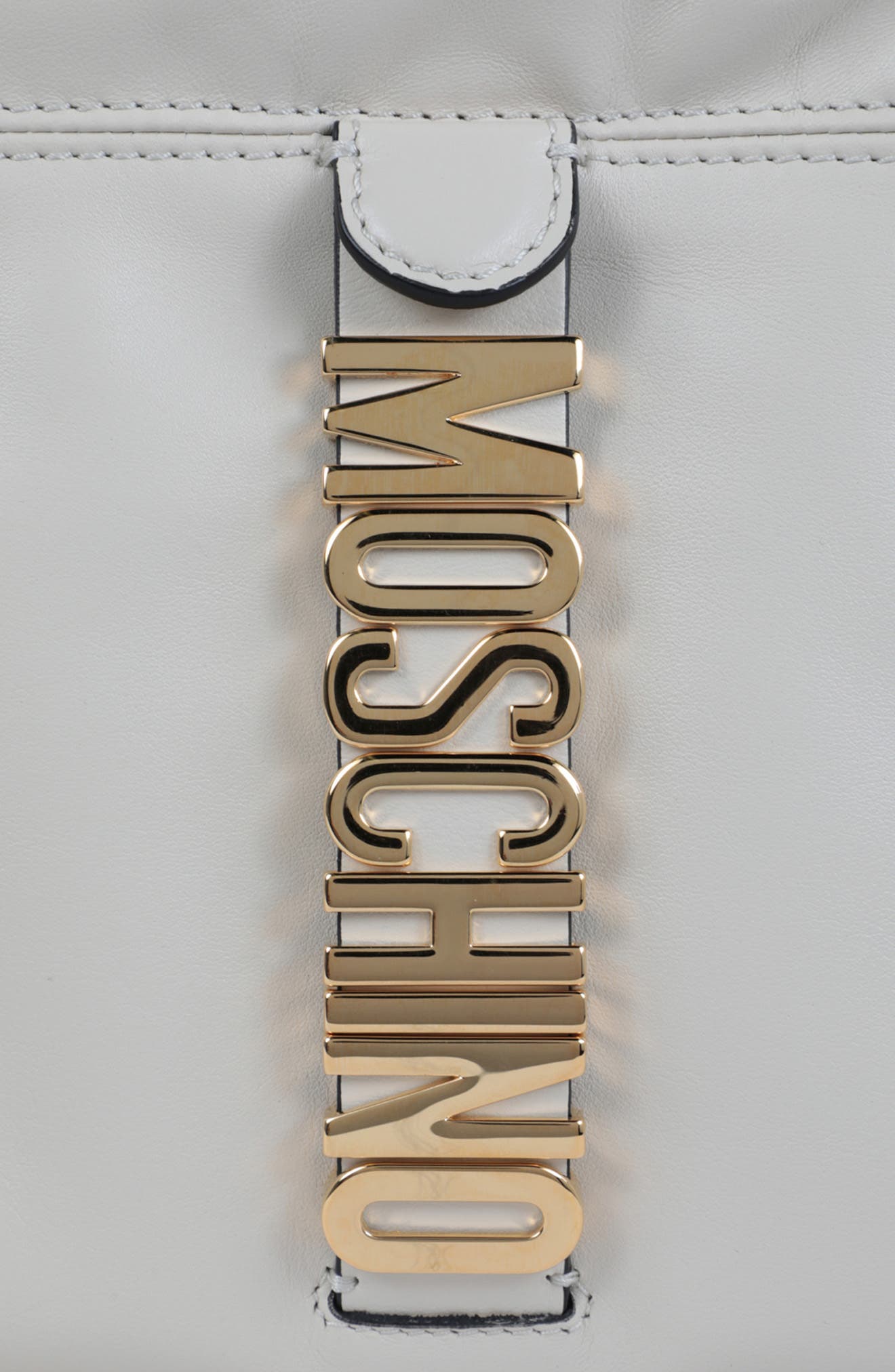 Moschino Belt Logo Crossbody Bag, Alternate, color, 