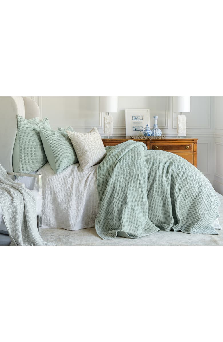 ELISABETH YORK Lyra Floral Damask Tan Cotton Decor Throw Pillow, 18" x 18", Alternate, color, Brown