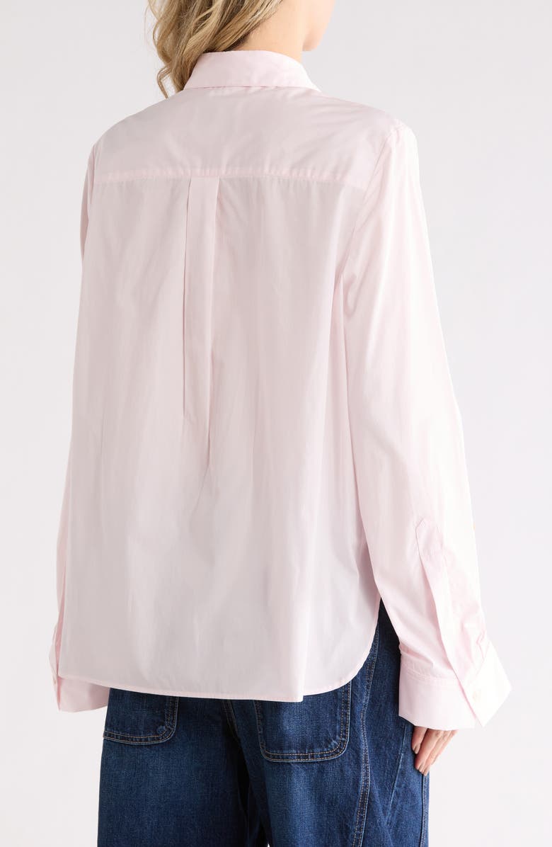 TWP Next Morning Button-Up Shirt, Alternate, color, Pale Pink