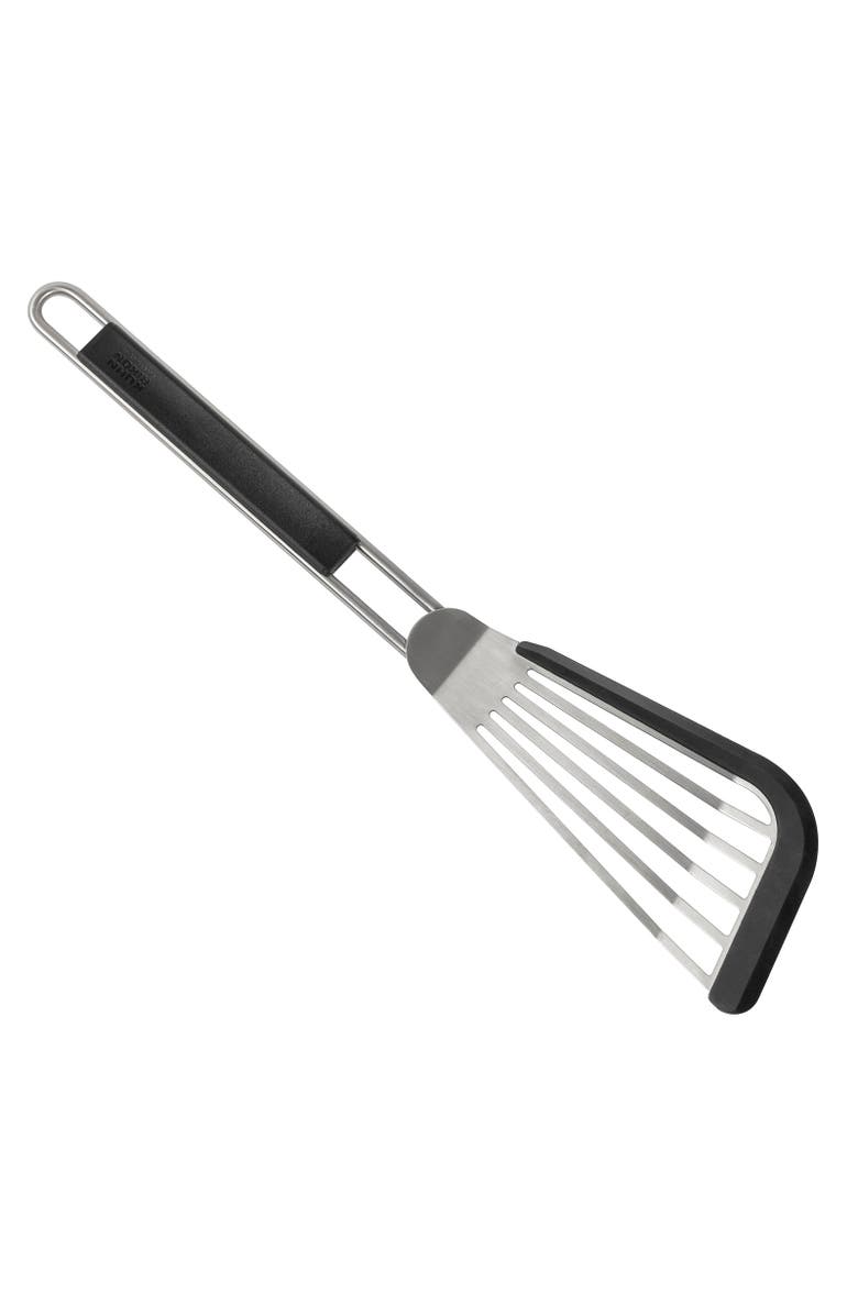 Kuhn Rikon Essential Soft Edge Turner Spatula with Flexible Silicone Blade, Main, color, Black