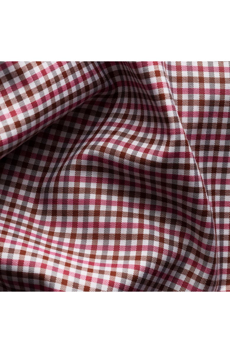 Eton Contemporary Fit Check Stretch Shirt, Alternate, color,