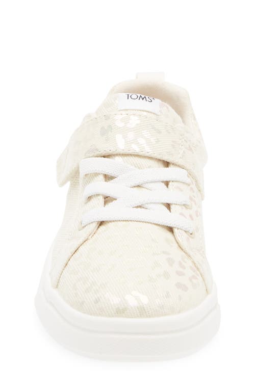 Toms Kids' Cruz Natural Iridescent Leopard Sneaker In Neutral