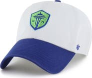 '47 Men's '47 White Seattle Sounders FC Two-Tone Clean Up Adjustable Hat