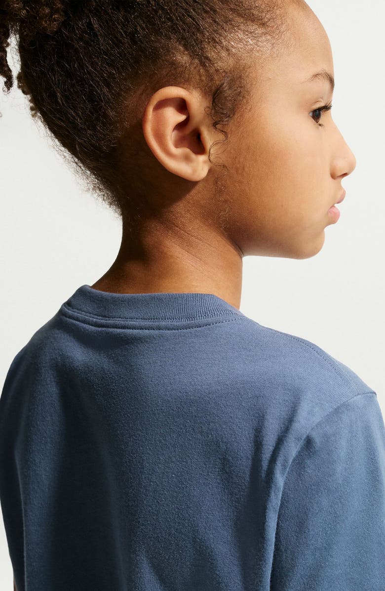 Nike Kids' USA Futura Logo Cotton Graphic T-Shirt, Alternate, color, Diffused Blue