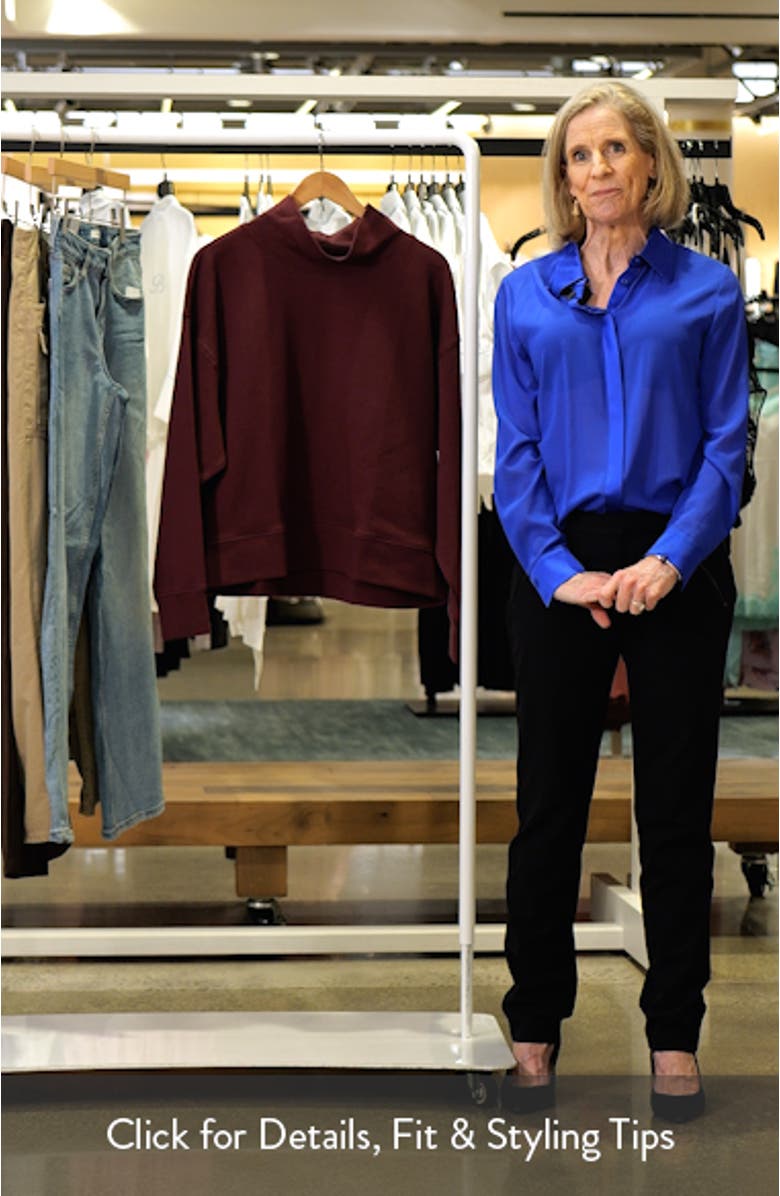 Nova Mock Neck Sweatshirt, sales video thumbnail