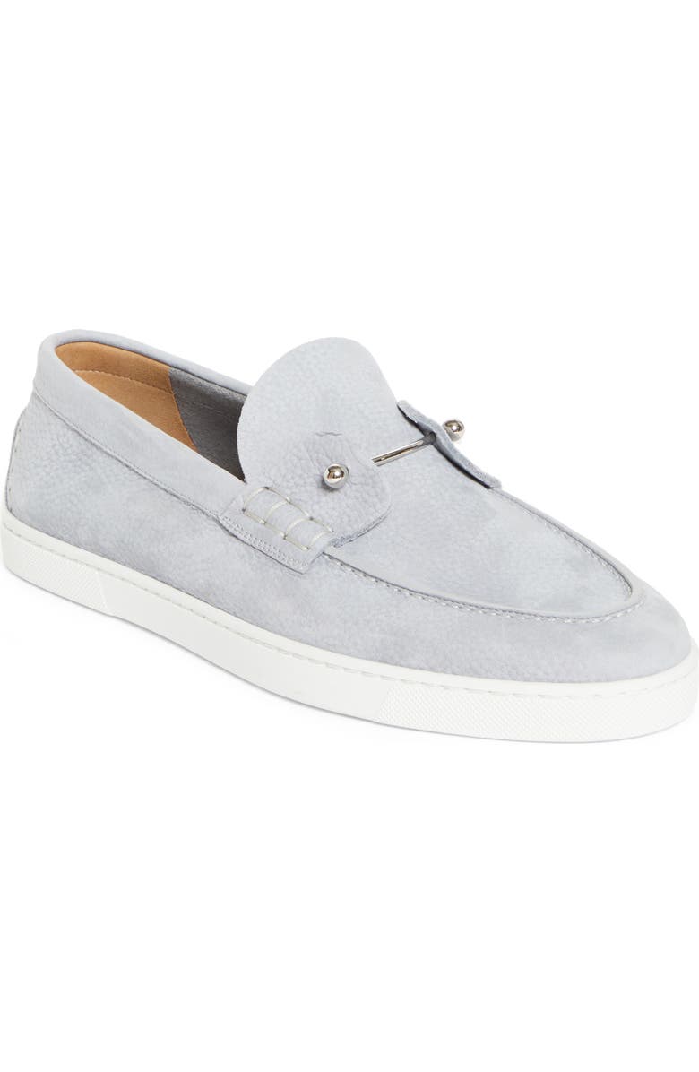 Christian Louboutin Chambeliboat Loafer, Main, color, Grey