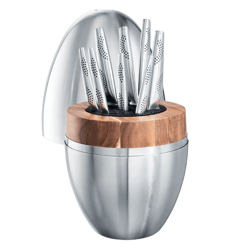 Cuisine::pro ® Id3® The Egg Knife Block 9 Piece In Silver
