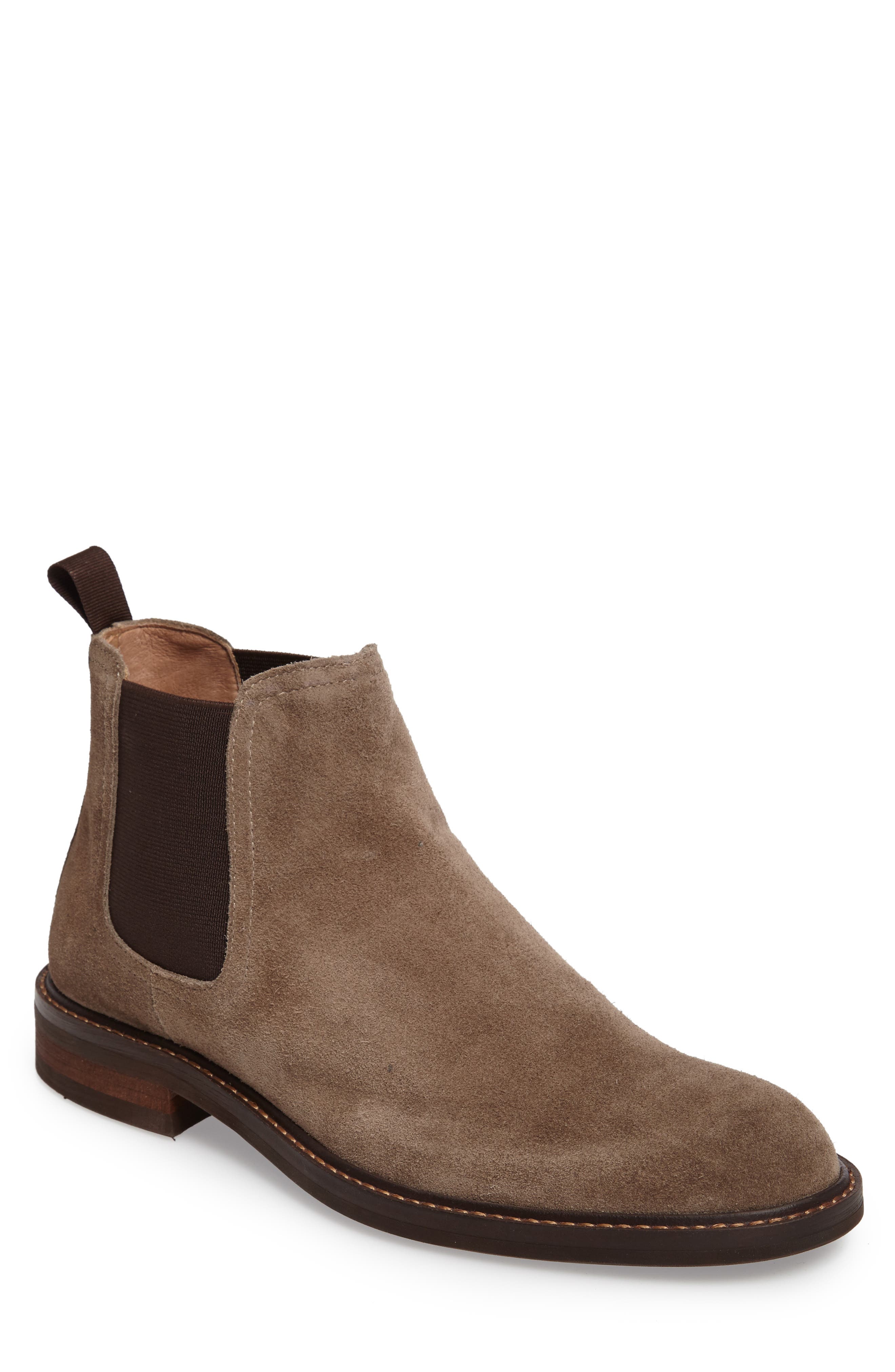 Horton Chelsea Boot, Main, color, TAUPE SUEDE