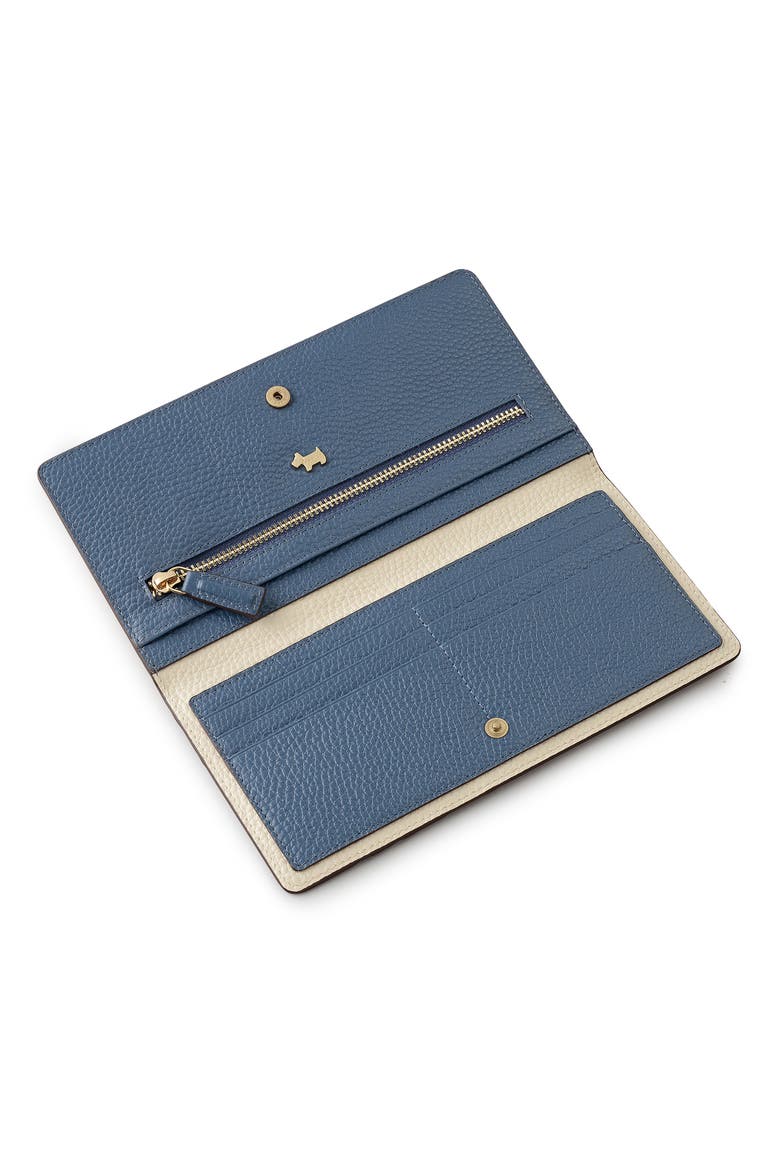 Among the Trees Large Bifold Leather Wallet, Alternate, color, SALT