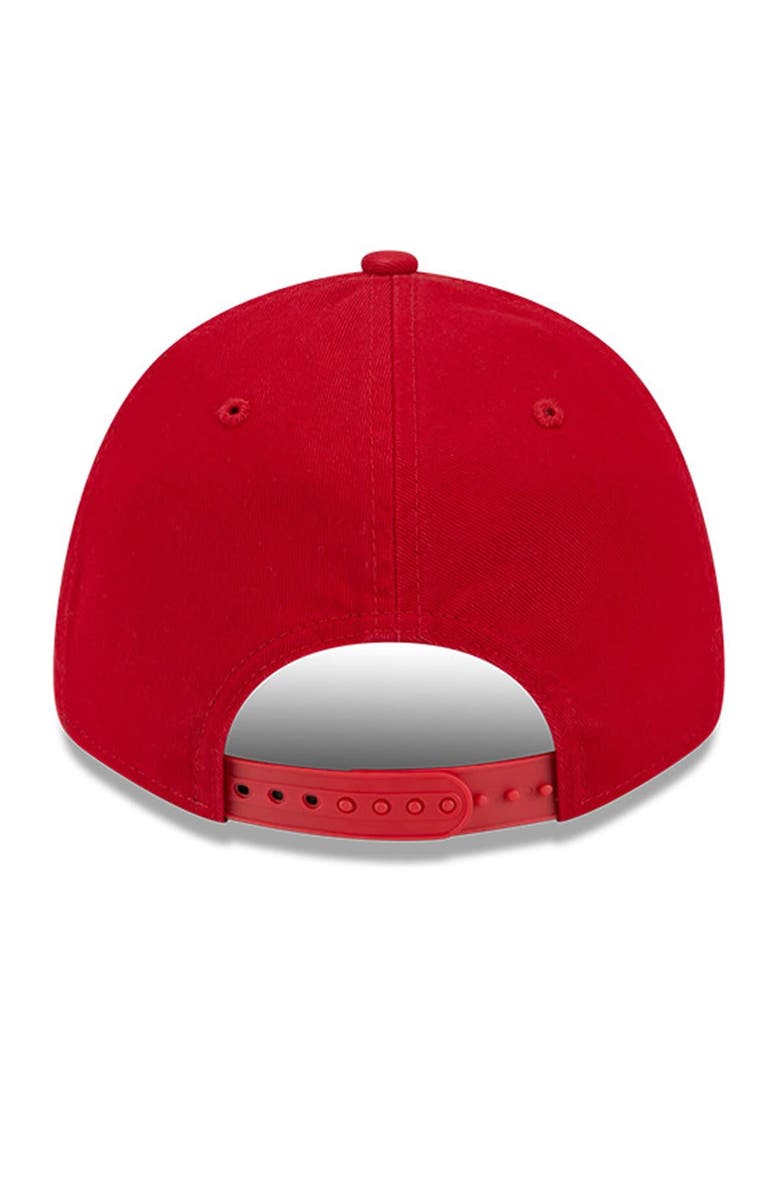 New Era Men's New Era Scarlet San Francisco 49ers Outline 9FORTY Snapback Hat, Alternate, color,