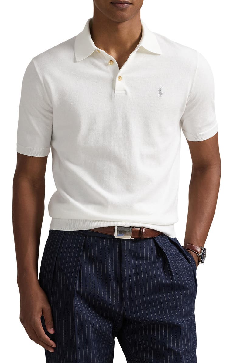 Polo Ralph Lauren Cotton Polo Sweater, Main, color, 