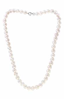 EFFY Sterling Silver 7–8mm Freshwater Pearl Necklace
